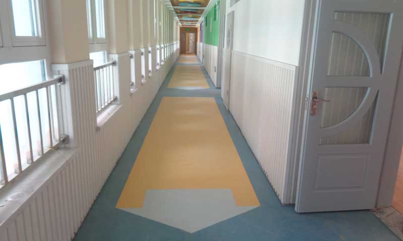 天津市北辰區幼兒園塑膠地板